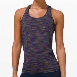 Lululemon Swiftly tech tank Love rainbow 6
